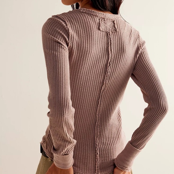 FREE PEOPLE We The Free Roll With it Thermal Champagne XSmall & Small - Picture 2 of 8